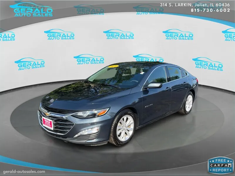 Gray 2021 Chevrolet Malibu LT for sale in Joliet, IL