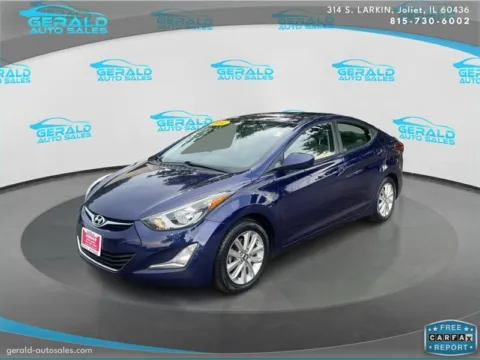 Blue 2014 Hyundai ELANTRA SE for sale in Joliet, IL