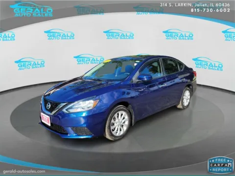 Blue 2017 Nissan Sentra S for sale in Joliet, IL
