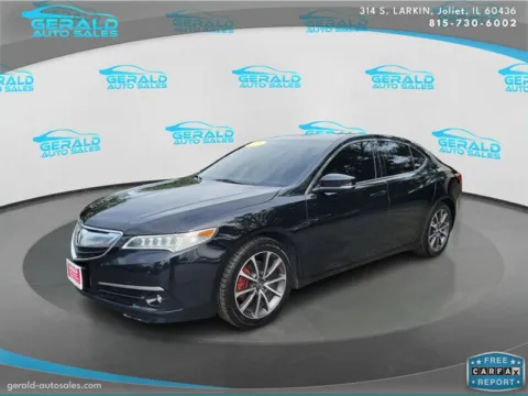Black 2016 Acura TLX SH-AWD V6 w/Advance for sale in Joliet, IL