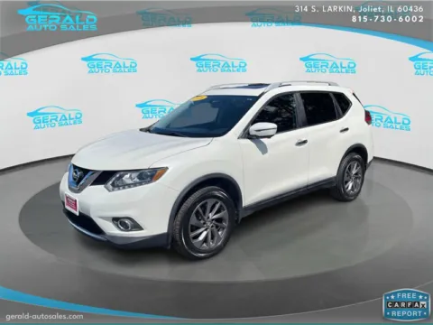White 2016 Nissan Rogue SL for sale in Joliet, IL