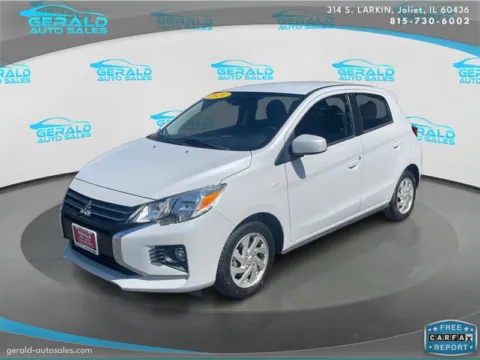 White 2024 Mitsubishi Mirage ES for sale in Joliet, IL
