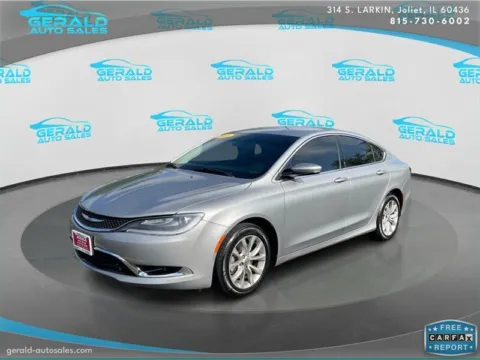 Silver 2015 Chrysler 200 C for sale in Joliet, IL