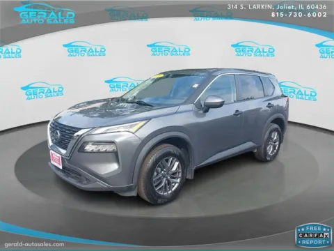 Gray 2021 Nissan Rogue S for sale in Joliet, IL