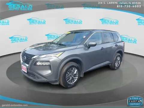 Gray 2021 Nissan Rogue S for sale in Joliet, IL