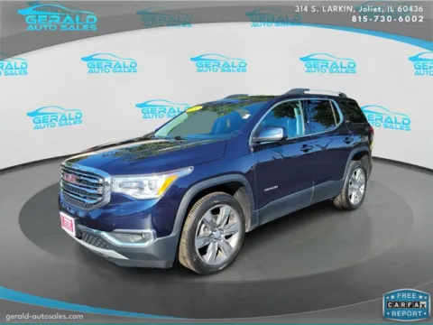 Blue 2017 GMC Acadia SLT-2 for sale in Joliet, IL