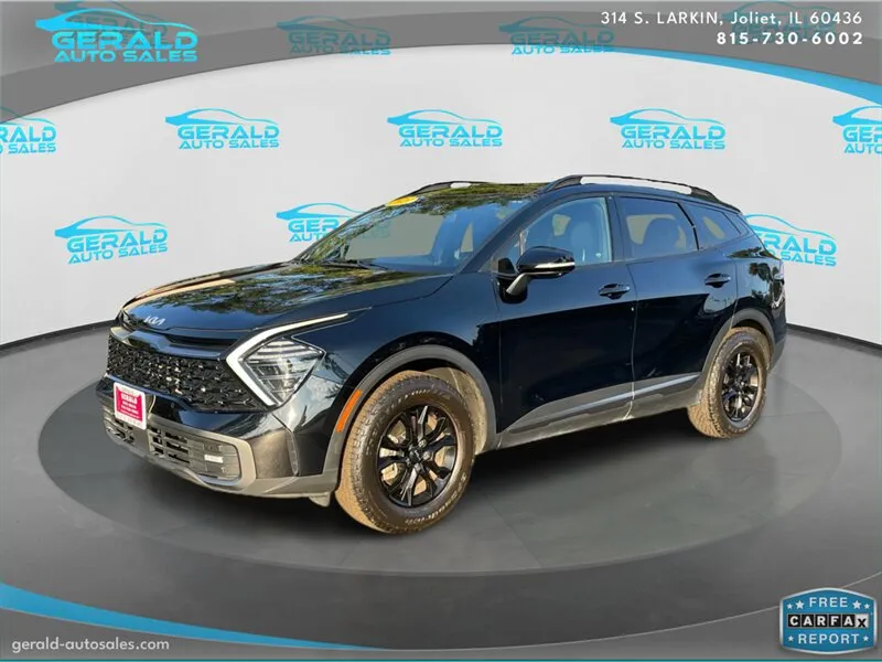 Black 2023 Kia Sportage X-Pro Prestige for sale in Joliet, IL