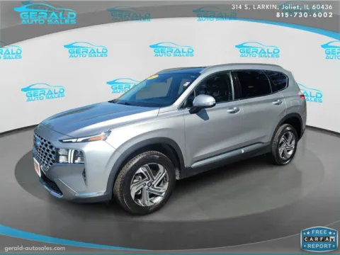 Silver 2023 Hyundai SANTA FE SEL for sale in Joliet, IL