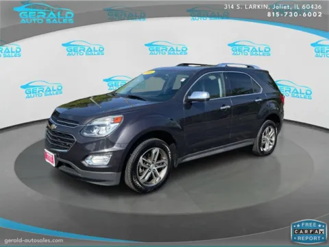 Gray 2016 Chevrolet Equinox LTZ for sale in Joliet, IL