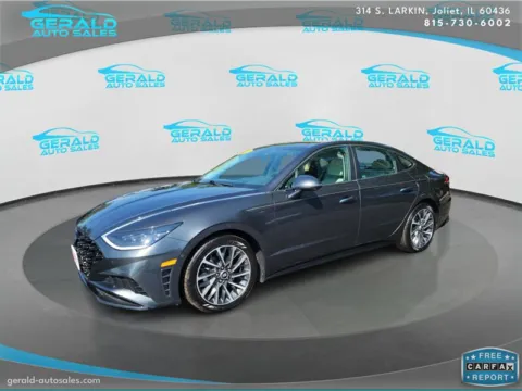Gray 2022 Hyundai SONATA Limited for sale in Joliet, IL