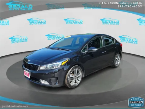 Black 2017 Kia Forte EX for sale in Joliet, IL