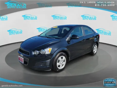 Black 2016 Chevrolet Sonic LS Auto for sale in Joliet, IL