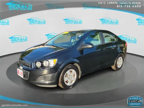 Black 2016 Chevrolet Sonic LS Auto for sale in Joliet, IL