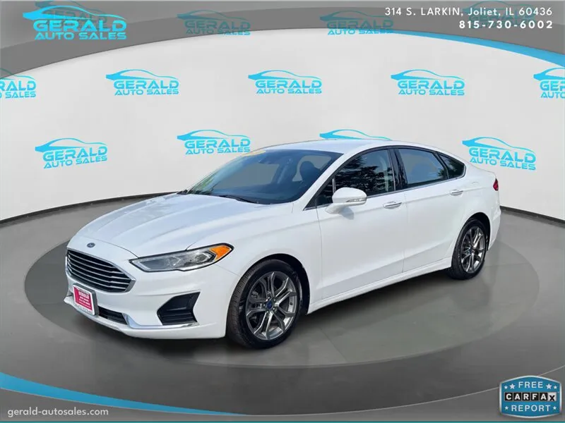 White 2020 Ford Fusion SEL for sale in Joliet, IL