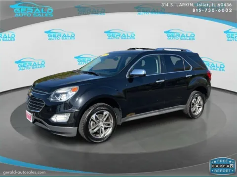 Black 2017 Chevrolet Equinox Premier for sale in Joliet, IL