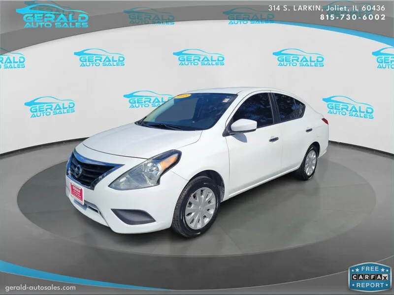 White 2019 Nissan Versa S for sale in Joliet, IL