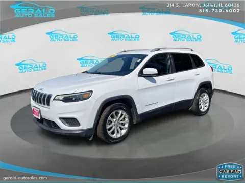 White 2020 Jeep Cherokee Latitude for sale in Joliet, IL