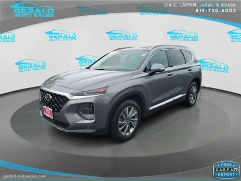 Gray 2019 Hyundai SANTA FE Ultimate 2.4L for sale in Joliet, IL