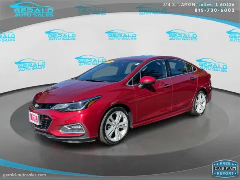 Red 2017 Chevrolet Cruze Premier Auto for sale in Joliet, IL