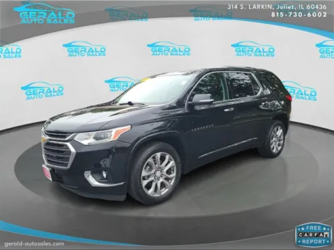 Black 2018 Chevrolet Traverse Premier for sale in Joliet, IL