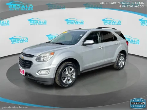 Silver 2017 Chevrolet Equinox LT for sale in Joliet, IL