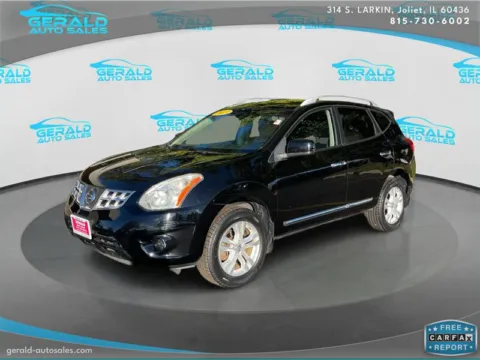 Black 2013 Nissan Rogue SV for sale in Joliet, IL