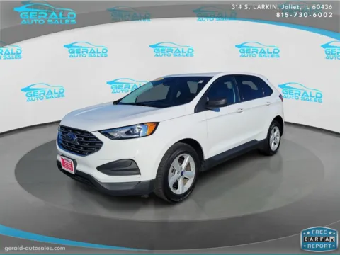 White 2021 Ford Edge SE for sale in Joliet, IL