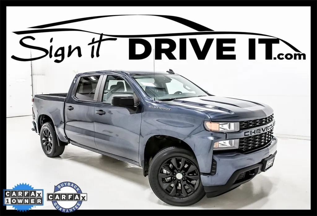 Gray 2020 Chevrolet Silverado 1500 Custom for sale in Denton, TX