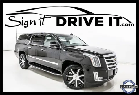 Black 2018 Cadillac Escalade ESV Premium for sale in Denton, TX