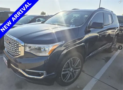 Blue 2018 GMC Acadia Denali for sale in Denton, TX