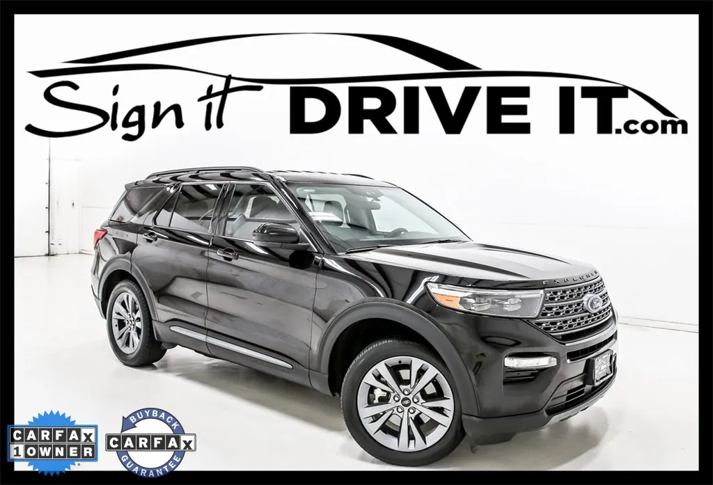 Black 2023 Ford Explorer XLT for sale in Denton, TX