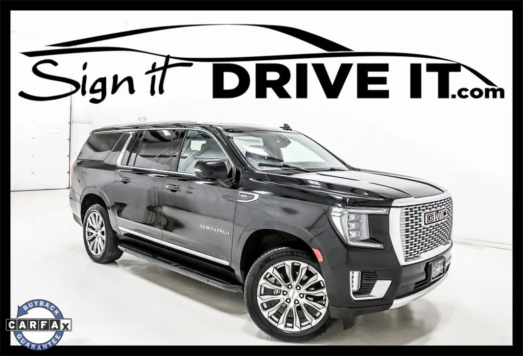 Black 2021 GMC Yukon XL Denali for sale in Denton, TX