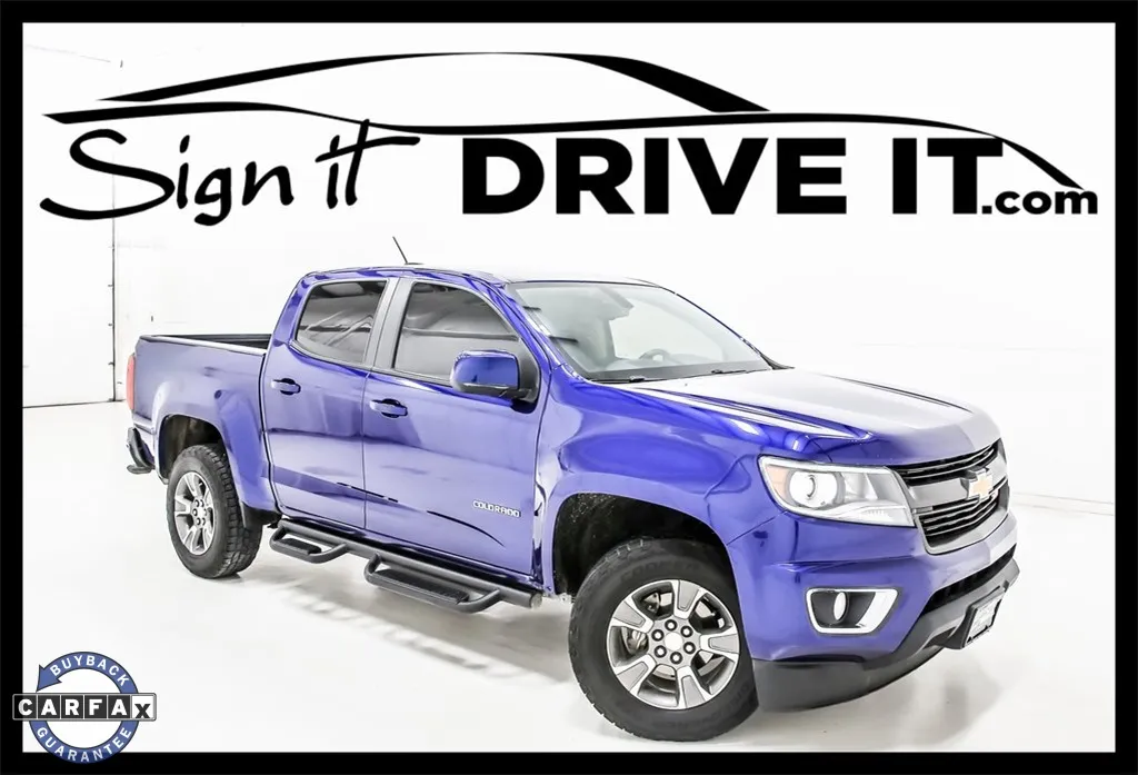Blue 2016 Chevrolet Colorado Z71 for sale in Denton, TX