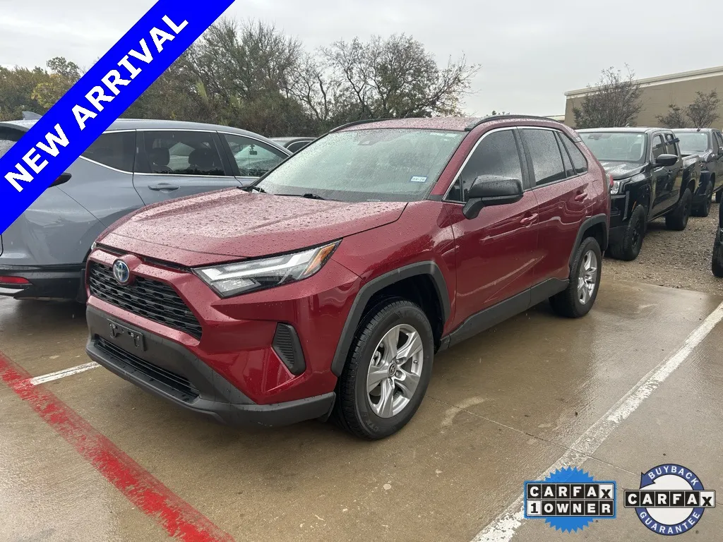 Red 2024 Toyota RAV4 Hybrid LE for sale in Denton, TX