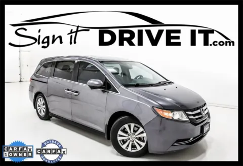 Gray 2016 Honda Odyssey EX-L for sale in Denton, TX