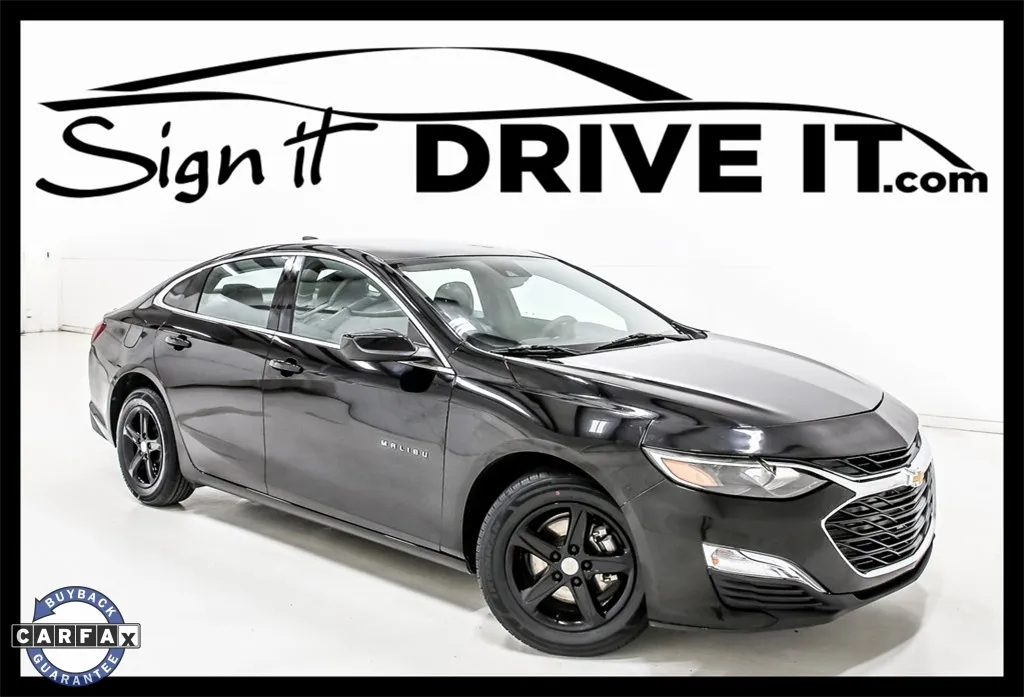 Black 2020 Chevrolet Malibu LS for sale in Denton, TX