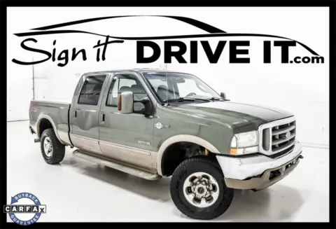 Green 2004 Ford F-250SD King Ranch for sale in Denton, TX