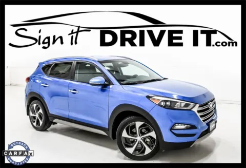 Blue 2018 Hyundai Tucson Limited for sale in Denton, TX