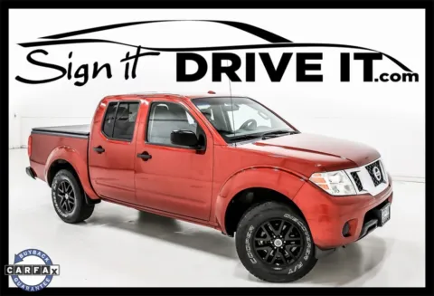 Red 2016 Nissan Frontier SV for sale in Denton, TX