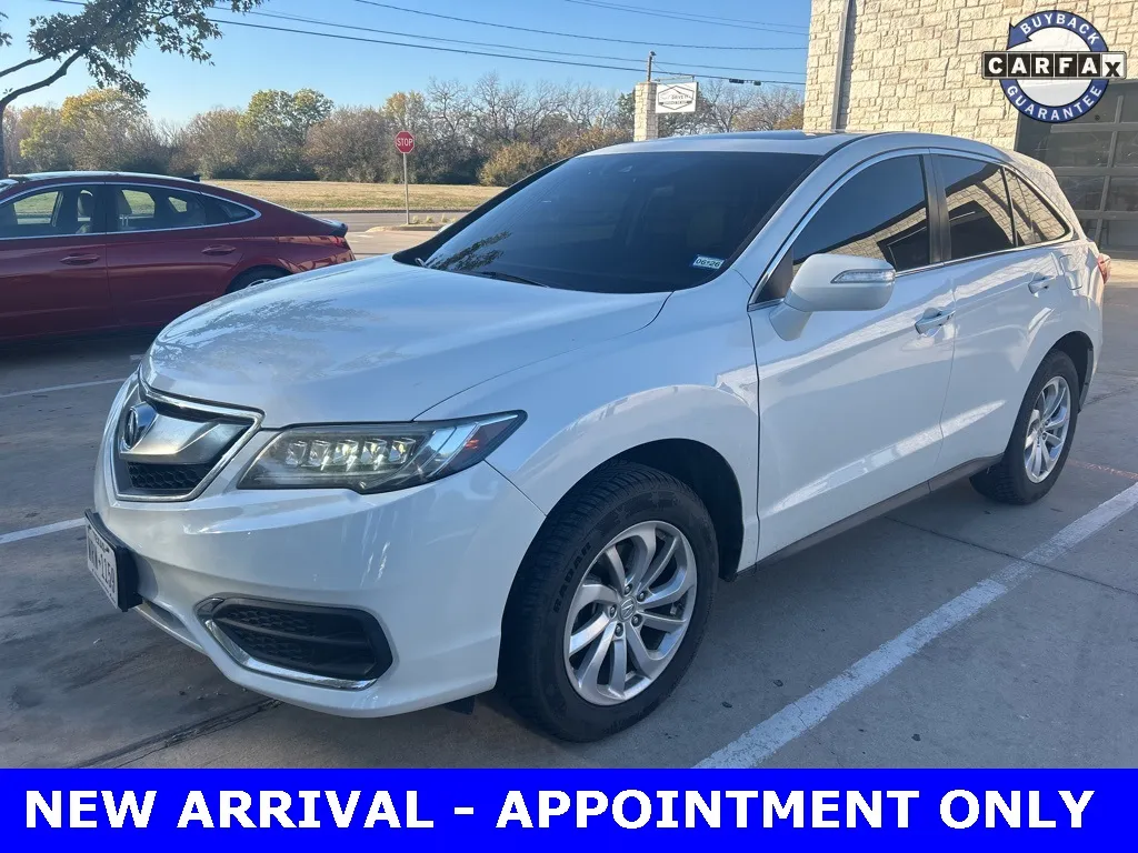 White 2018 Acura RDX AcuraWatch Plus Package for sale in Denton, TX