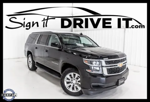 Black 2018 Chevrolet Suburban LT for sale in Denton, TX