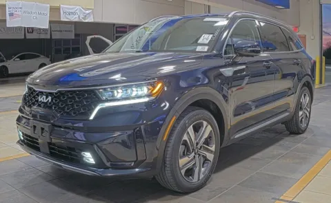 Blue 2022 Kia Sorento Plug-In Hybrid SX Prestige for sale in Denton, TX