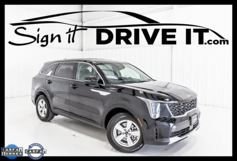Black 2025 Kia Sorento LX for sale in Denton, TX