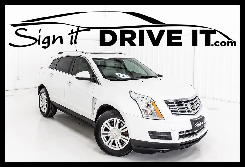 White 2014 Cadillac SRX Luxury for sale in Denton, TX