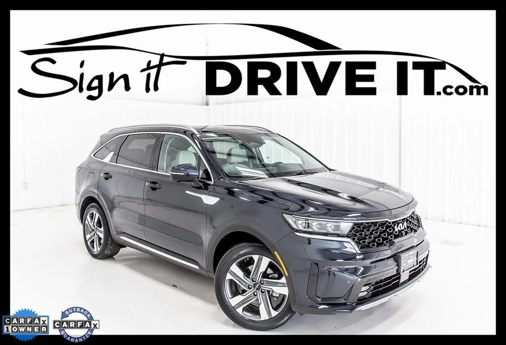 Blue 2022 Kia Sorento Plug-In Hybrid SX Prestige for sale in Denton, TX