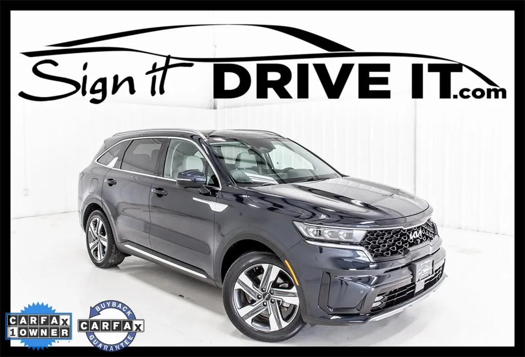 Blue 2022 Kia Sorento Plug-In Hybrid SX Prestige for sale in Denton, TX