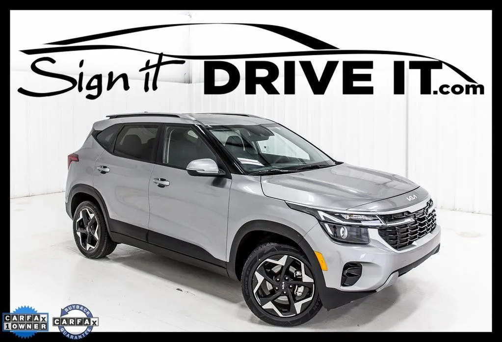 Gray 2025 Kia Seltos S for sale in Denton, TX