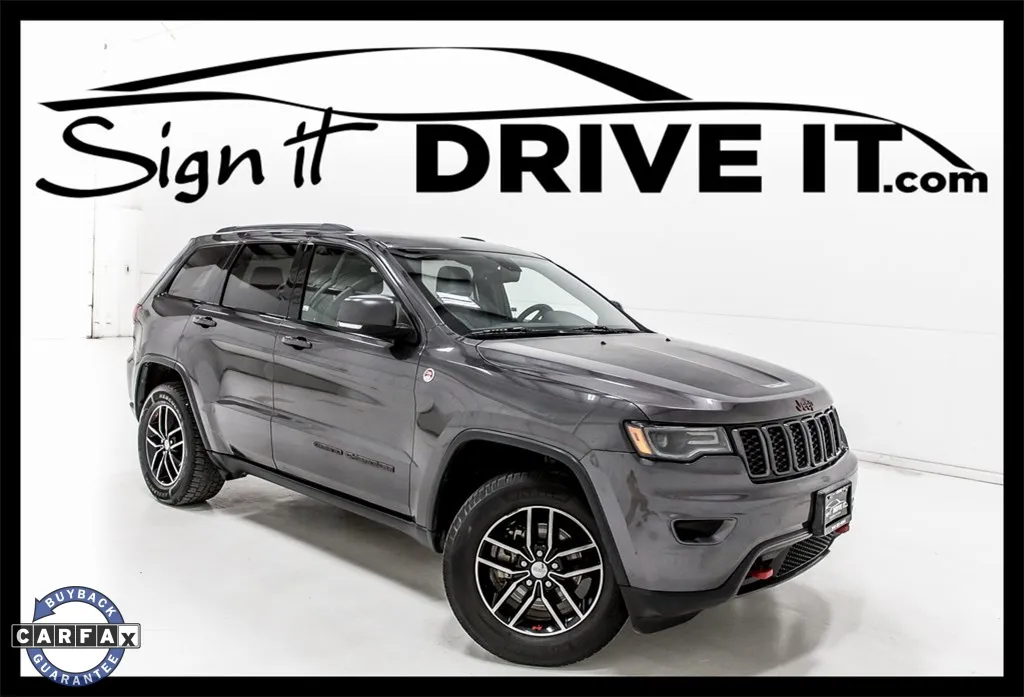 Gray 2018 Jeep Grand Cherokee Trailhawk for sale in Denton, TX