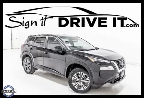 Black 2023 Nissan Rogue SV for sale in Denton, TX