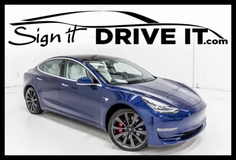 Blue 2020 Tesla Model 3 Performance for sale in Denton, TX
